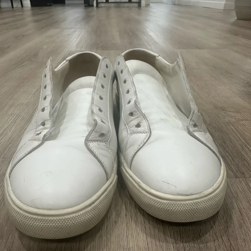 Saint Laurent white Andy sneakers - Picture 3 of 8